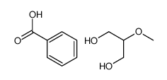 benzoic acid,2-methoxypropane-1,3-diol Structure