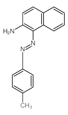 1-(4-methylphenyl)diazenylnaphthalen-2-amine结构式