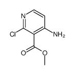 4-氨基-2-氯吡啶-3-羧酸甲酯结构式
