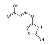 (2E)-2-(2-aminothiazol-4-yl)oxyiminoacetic acid Structure