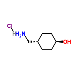 反式-4-(氨基甲基)环己醇盐酸盐结构式