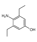 4-amino-3,5-diethylphenol Structure