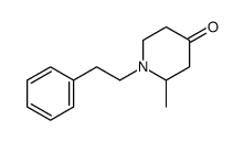 2-methyl-1-(2-phenylethyl)piperidin-4-one结构式