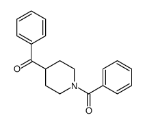 PIPERIDINE-1,4-DIYLBIS(PHENYLMETHANONE) Structure