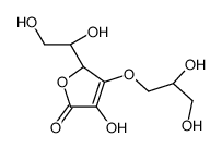 (2R)-2-[(1S)-1,2-dihydroxyethyl]-3-(2,3-dihydroxypropoxy)-4-hydroxy-2H-furan-5-one Structure