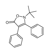 2-tert-butyl-3,4-diphenyl-1,2-oxazol-5-one Structure