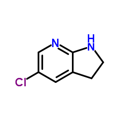 5-氯-2,3-二氢-1H-吡咯并[2,3-b]吡啶结构式