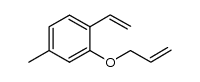 2-(allyloxy)-4-methyl-1-vinylbenzene Structure