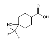 4-Hydroxy-4-(trifluoroMethyl)cyclohexanecarboxylic acid Structure