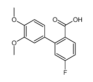2-(3,4-dimethoxyphenyl)-4-fluorobenzoic acid Structure