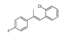(Z)-1-氯-2-(2-(4-氟苯基)-1-丙烯-1-基)苯结构式