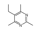 (9CI)-5-乙基-2,4,6-三甲基嘧啶结构式
