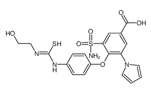 4-dextran-sulfonylurea-piretanide Structure