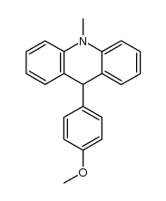 9-(4-methoxyphenyl)-10-methyl-9,10-dihydroacridine Structure