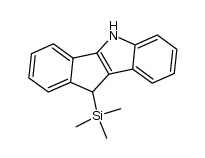 5,10-dihydro-10-trimethylsilylindeno[1,2-b]indole Structure