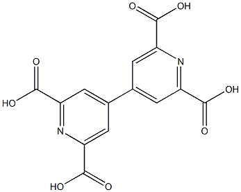 3,3',6,6'-四羧酸-4,4'-联吡啶结构式