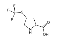 4-[(Trifluoromethyl)sulfanyl]proline Structure
