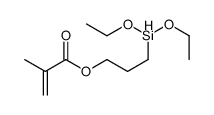 3-diethoxysilylpropyl 2-methylprop-2-enoate结构式