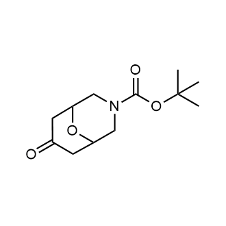 7-氧代-9-氧代-3-氮杂双环[3.3.1]壬烷-3-羧酸叔丁酯结构式