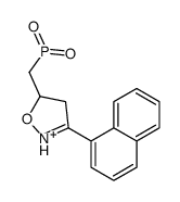 hydroxy-[(3-naphthalen-1-yl-4,5-dihydro-1,2-oxazol-5-yl)methyl]-oxophosphanium Structure