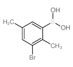 3-溴-2.5-二甲基苯硼酸结构式