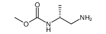 (R)-methyl 1-aminopropan-2-ylcarbamate结构式