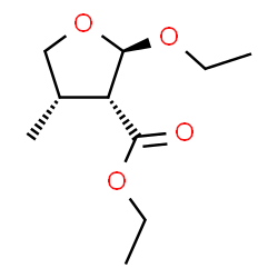 3-Furancarboxylicacid,2-ethoxytetrahydro-4-methyl-,ethylester,(2alpha,3bta,4bta)-(9CI) Structure
