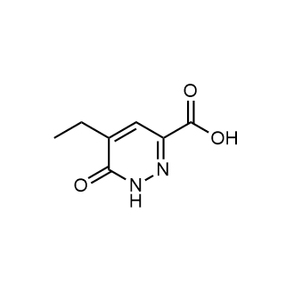 5-乙基-6-氧代-1H-哒嗪-3-羧酸结构式
