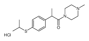 2-(4-(2-Propylthio)phenyl)propiono(4-methylpiperazide) hydrochloride结构式