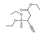 ethyl 3-cyano-3-diethoxyphosphorylpropanoate Structure