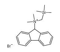(9-fluorenyl)dimethyl(trimethylsilylmethyl)ammonium bromide Structure