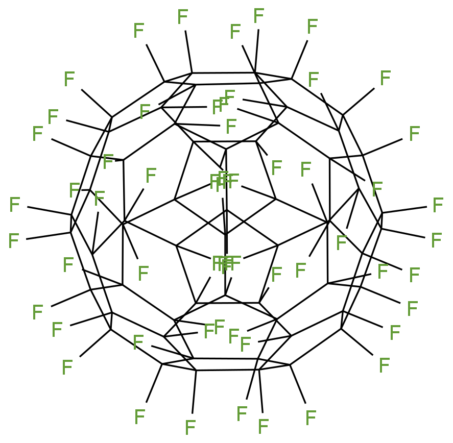 fullerene fluoride Structure