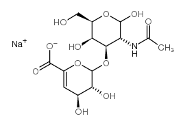 Chondroitin disaccharide Δdi-0S sodium salt Structure