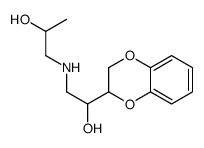 α-[[(2-Hydroxypropyl)amino]methyl]-1,4-benzodioxane-2-methanol Structure