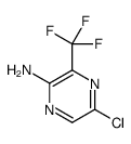 5-chloro-3-(trifluoromethyl)pyrazin-2-amine Structure