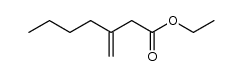 Ethyl 3-methyleneheptanoate Structure