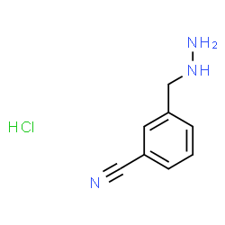 3-(肼基甲基)苯甲腈盐酸盐结构式