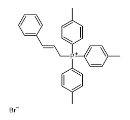 tris(4-methylphenyl)-(3-phenylprop-2-enyl)phosphanium,bromide Structure