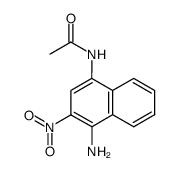 4-acetoamino-2-nitro-1-naphthylamine Structure