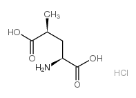 (2S,4S)-4-METHYLGLUTAMIC ACID HYDROCHLORIDE structure