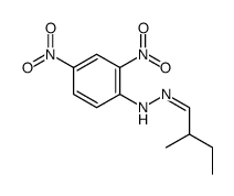 2-Methylbutanal 2,4-Dinitrophenylhydrazone Structure
