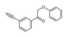 3-(2-phenoxyacetyl)benzonitrile Structure