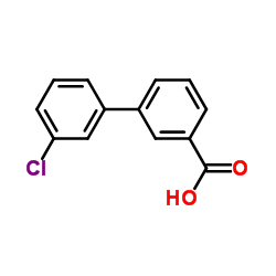 3'-Chloro-3-biphenylcarboxylic acid Structure