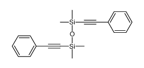 [dimethyl(2-phenylethynyl)silyl]oxy-dimethyl-(2-phenylethynyl)silane结构式