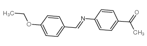 N-(4-乙氧基苯亚甲基)-4-乙酰苯胺结构式