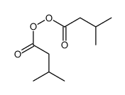 3-methylbutanoyl 3-methylbutaneperoxoate Structure