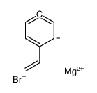 magnesium,ethenylbenzene,bromide Structure