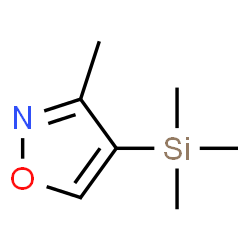 Isoxazole, 3-methyl-4-(trimethylsilyl)- (9CI)结构式