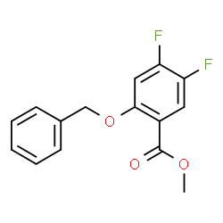 Methyl 2-(benzyloxy)-4,5-difluorobenzoate Structure