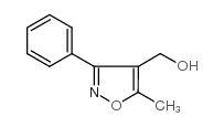 (5-甲基-3-苯基-4-异恶唑)甲醇结构式